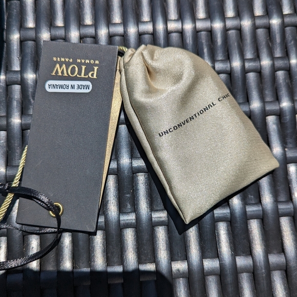 NWT Teal Ankle Cropped Pants, Sophie Style, PTOW Woman Pant, Size EU 48 - Picture 10 of 10